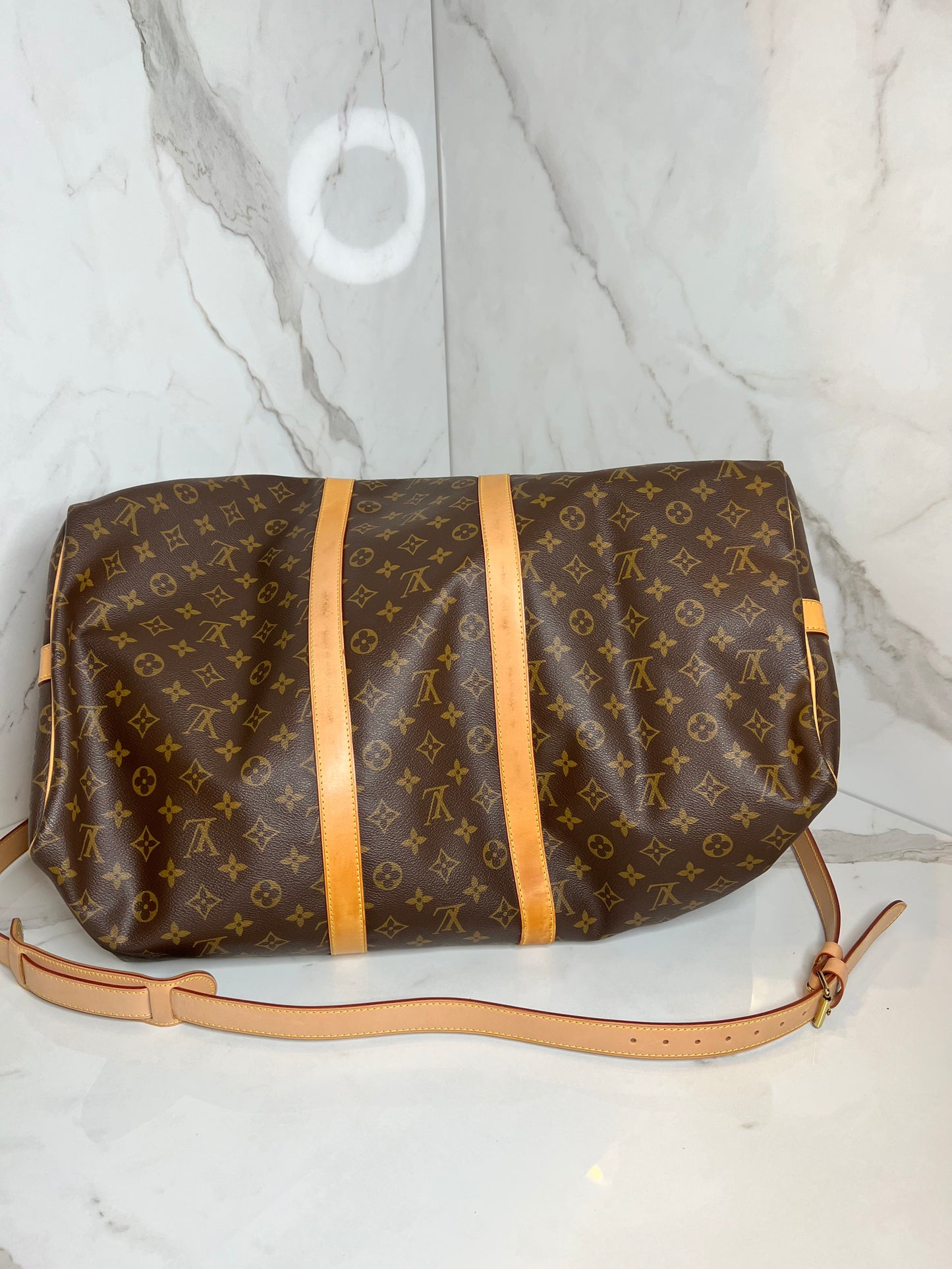 Keepall 55 Bandoulière Monogram (M41414) - Preloved