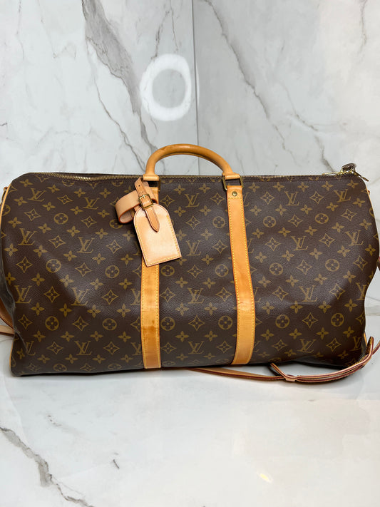 Keepall 55 Bandoulière Monogram (M41414) - Preloved