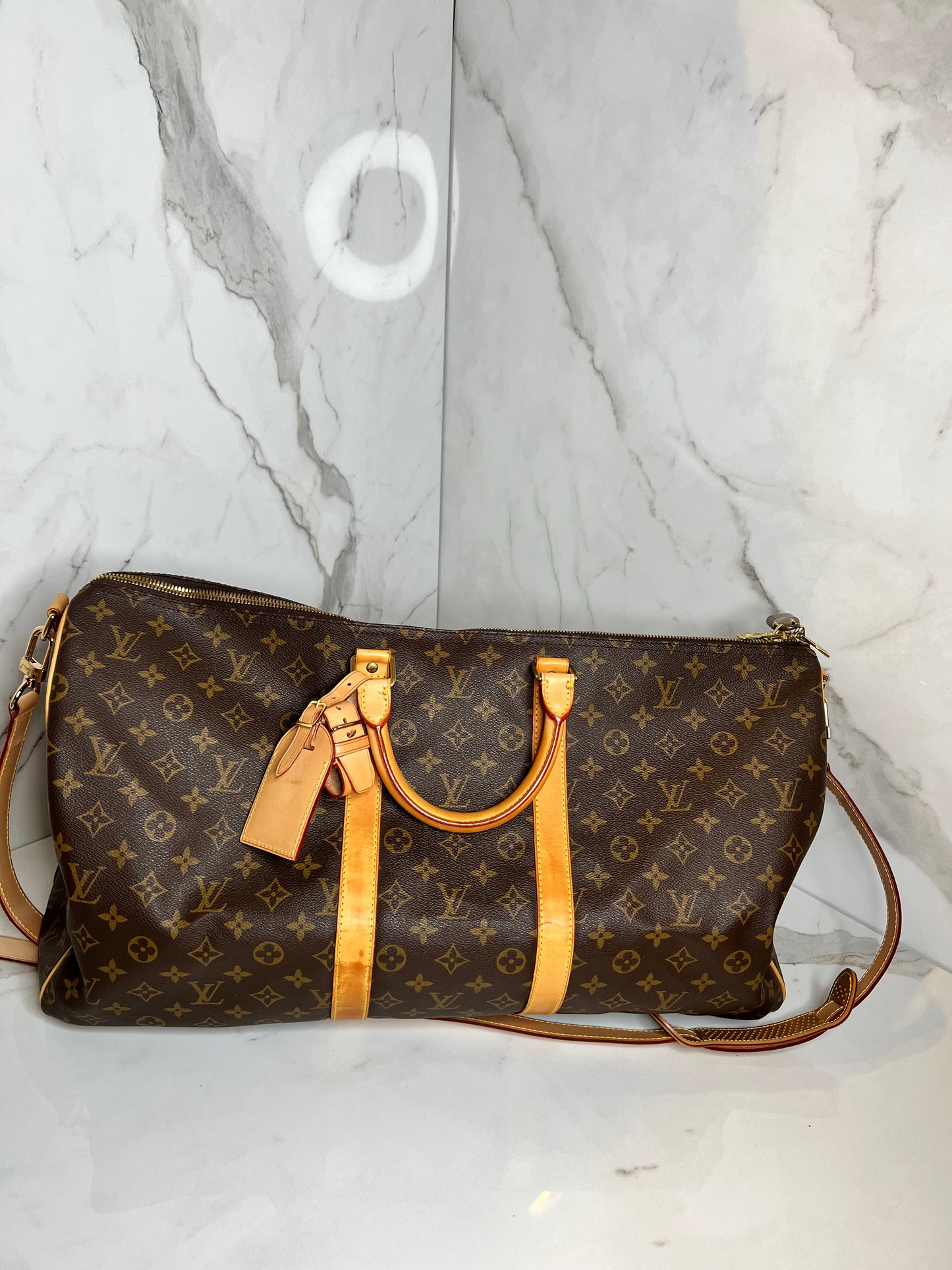 Keepall 55 Bandoulière Monogram (M41414) - Preloved